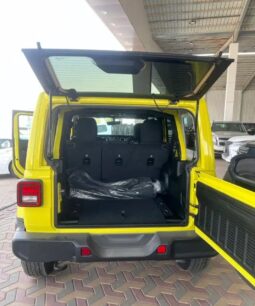 2023 Jeep Wrangler 3.6 litre V6 Cylinders Engine Yellow Black SUV