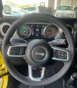 2023 Jeep Wrangler 3.6 litre V6 Cylinders Engine Yellow Black SUV