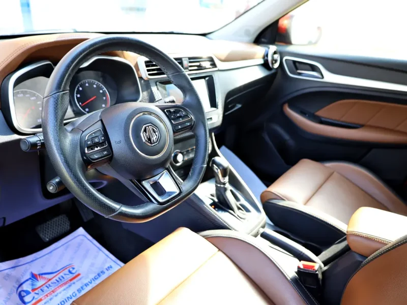 2019 MG ZS Luxury 4 Cylinders Engine Orange Brwon SUV GCC Specs