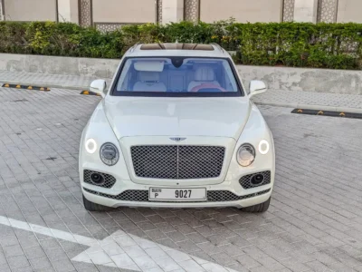 2018 Bentley Bentayga Design Series 12 Cylinders Engine White Beige SUV