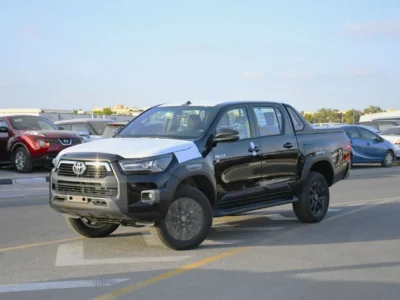 2025 Toyota Hilux Adventure 4.0L V6 with BSM Black Pick Up Truck GCC Specs