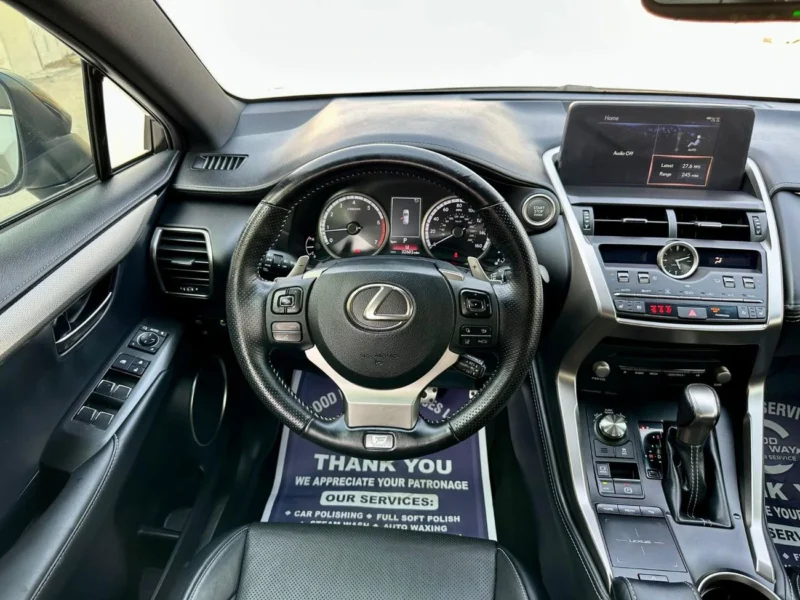 2020 Lexus NX300 F Sport 2.0 Liters 4 Cylinders Engine Gold Black SUV