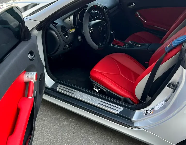 2006 Mercedes-Benz CLK-Class CLK 350 6 Cylinders Engine Silver Red Convertible