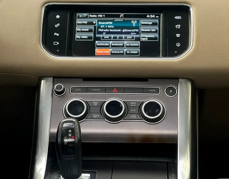 2016 Land Rover Range Rover Sport HSE 6 Cylinders Engine White Brown SUV