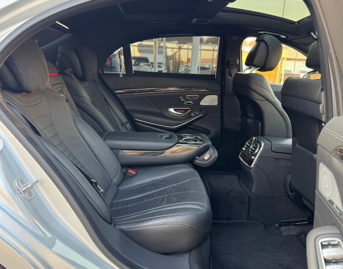 2014 Mercedes S550 Wald Body Kit 4.7L Twin-Turbo V8 Silver Black Sedan