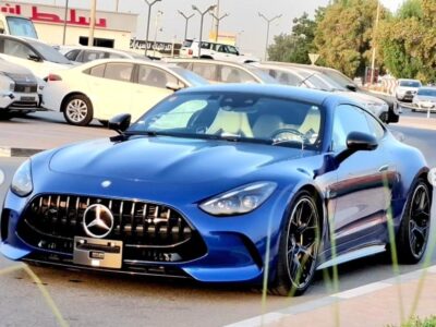2024 Mercedes-Benz AMG GT 63 V8 twin-turbo Engine Blue Beige Coupe 4WD
