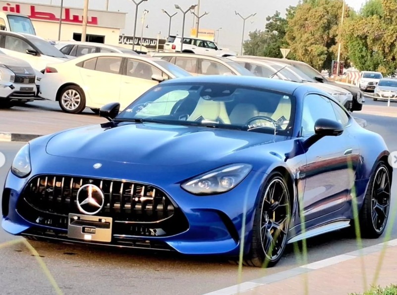 2024 Mercedes-Benz AMG GT 63 V8 twin-turbo Engine Blue Beige Coupe 4WD