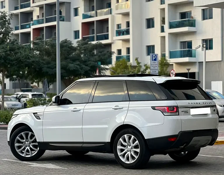 2016 Land Rover Range Rover Sport HSE 6 Cylinders Engine White Brown SUV