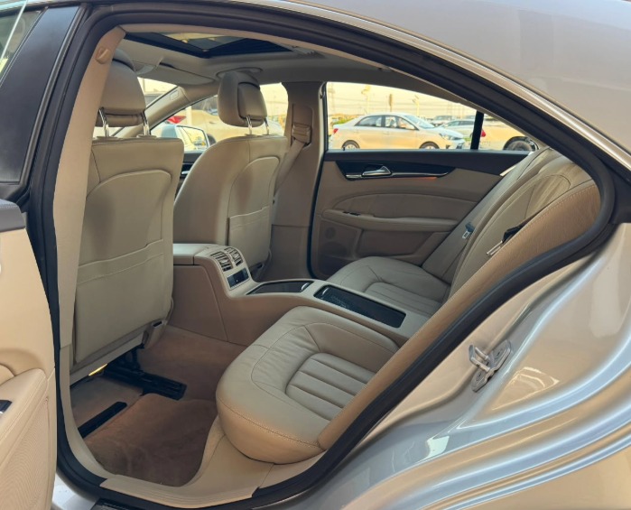 Mercedes-Benz CLS550 AMG Package 4.7L V8 Biturbo Silver Tan Sedan RWD