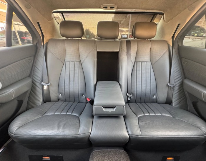 2005 Mercedes-Benz S55 AMG 5.4 Liters Supercharged V8 Engine White Grey Sedan