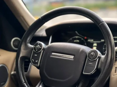 2016 Land Rover Range Rover Sport HSE 6 Cylinders Engine White Brown SUV