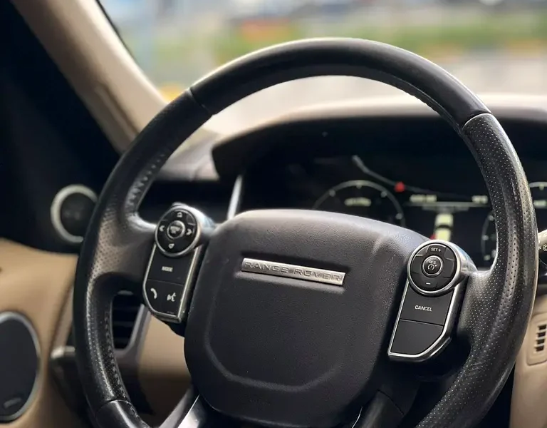 2016 Land Rover Range Rover Sport HSE 6 Cylinders Engine White Brown SUV