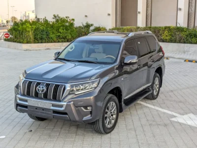 2021 TOYOTA PRADO VX TOP FULL OPTION V6 4.0L GCC Grey Beige SUV