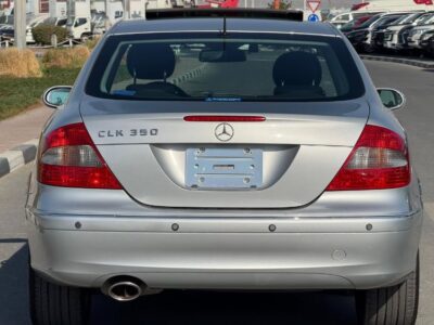 2006 Mercedes-Benz CLK350 3.5 Litres V6 Engine Silver Black Coupe RWD