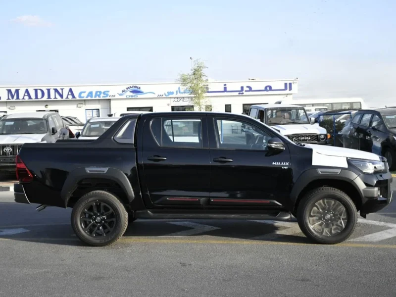 2025 Toyota Hilux Adventure 4.0L V6 with BSM Black Pick Up Truck GCC Specs