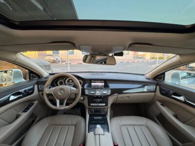 Mercedes-Benz CLS550 AMG Package 4.7L V8 Biturbo Silver Tan Sedan RWD