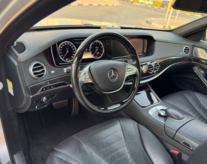 2014 Mercedes S550 Wald Body Kit 4.7L Twin-Turbo V8 Silver Black Sedan