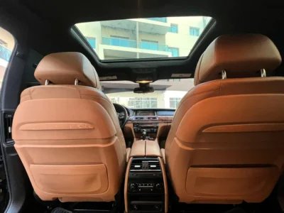 2014 BMW 7-Series 750i Exclusive 8 Cylinders Engine Blue Tan Sedan