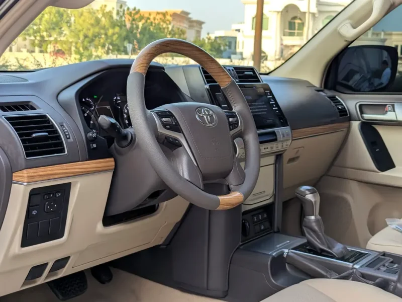 2021 TOYOTA PRADO VX TOP FULL OPTION V6 4.0L GCC Grey Beige SUV
