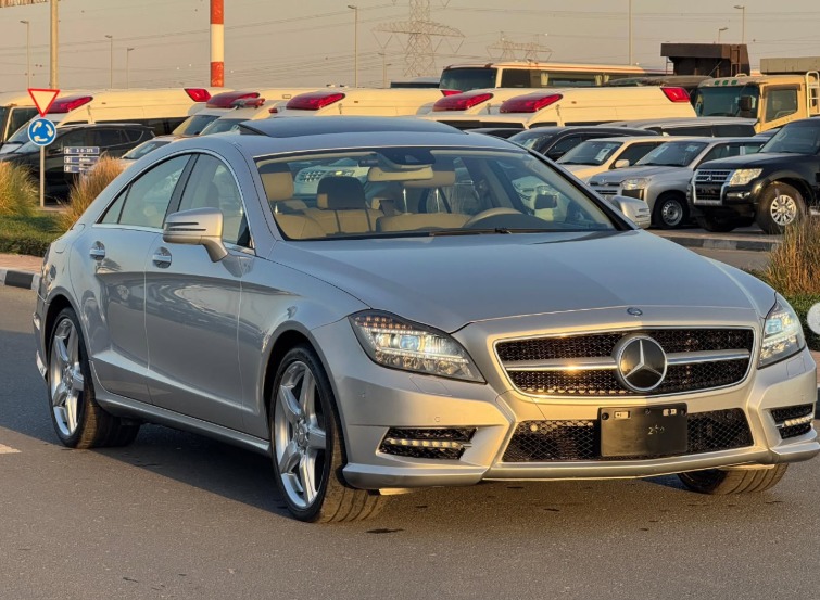 Mercedes-Benz CLS550 AMG Package 4.7L V8 Biturbo Silver Tan Sedan RWD