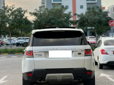2016 Land Rover Range Rover Sport HSE 6 Cylinders Engine White Brown SUV