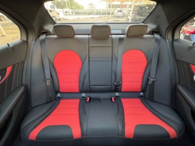 2017 Mercedes-Benz C63S AMG 4.0 Liters V8 Engine Black Red Sedan RWD