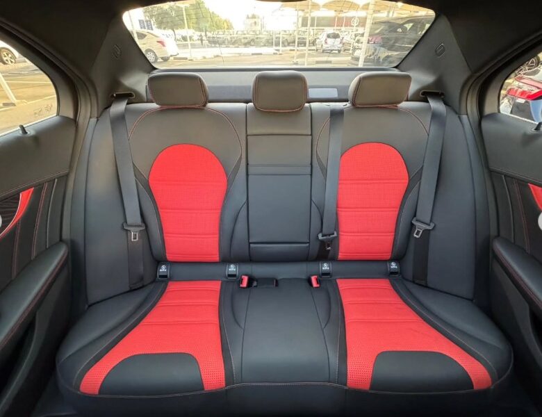 2017 Mercedes-Benz C63S AMG 4.0 Liters V8 Engine Black Red Sedan RWD