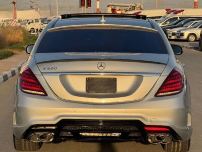 2014 Mercedes S550 Wald Body Kit 4.7L Twin-Turbo V8 Silver Black Sedan
