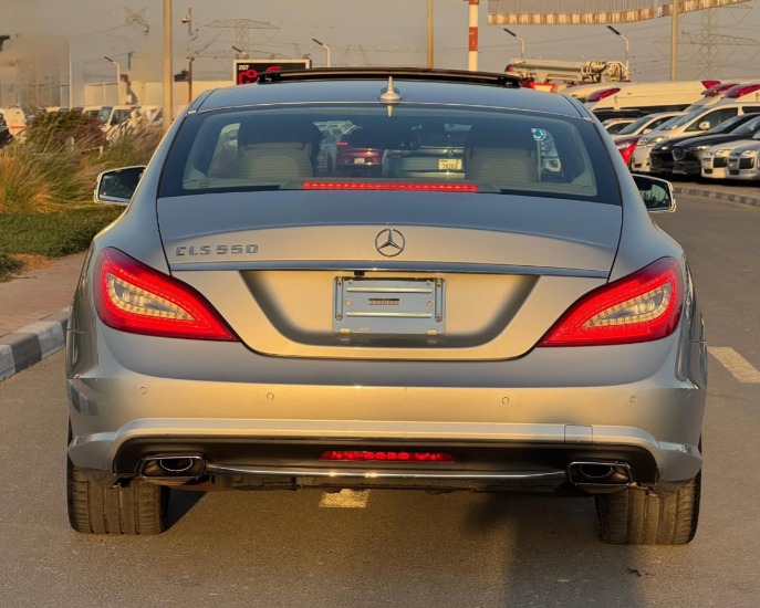 Mercedes-Benz CLS550 AMG Package 4.7L V8 Biturbo Silver Tan Sedan RWD