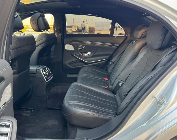 2014 Mercedes S550 Wald Body Kit 4.7L Twin-Turbo V8 Silver Black Sedan