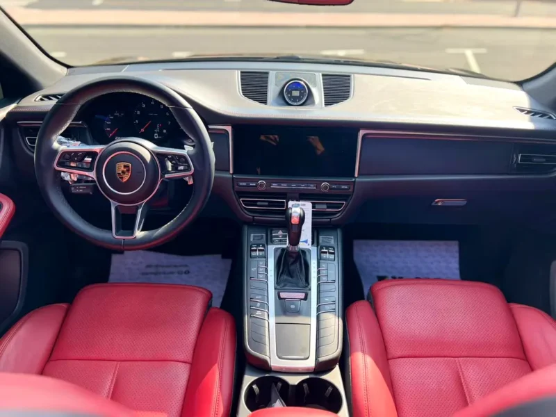 2020 Porsche Macan Standard 4 Cylinders Engine Black Red SUV GCC Specs