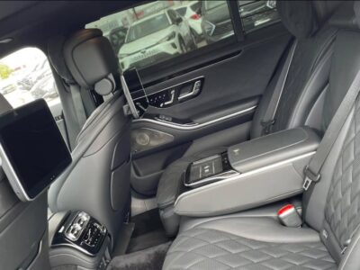 2022 Mercedes-Benz S580L 4.0 Liters V8 Petrol Engine White Black Sedan AWD