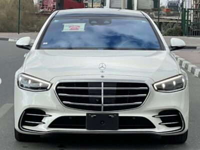 2022 Mercedes-Benz S580L 4.0 Liters V8 Petrol Engine White Black Sedan AWD