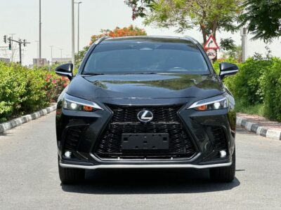 2022 Lexus NX350h Platinum 2.5L Hybrid 4 Cylinders Engine Black Red SUV