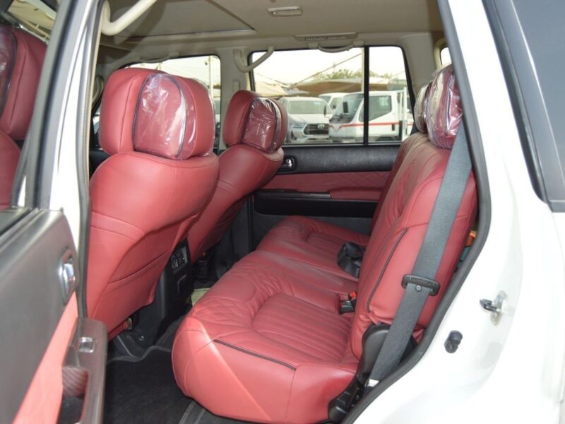 2022 Nissan Patrol Safari Safari SV 4.8L Liters 6 Cylinders Engine White Red SUV