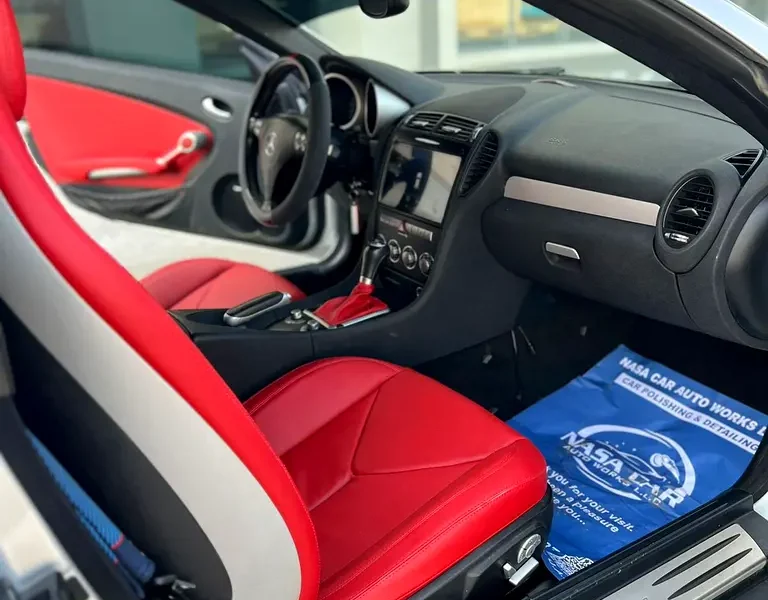 2006 Mercedes-Benz CLK-Class CLK 350 6 Cylinders Engine Silver Red Convertible