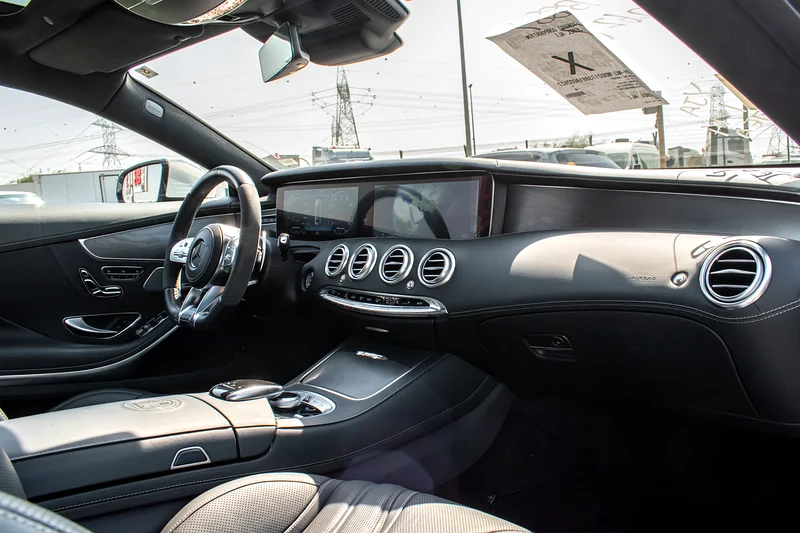 2018 Mercedes-Benz S-Class S 63 Coupe AMG Super Clean Car White Black