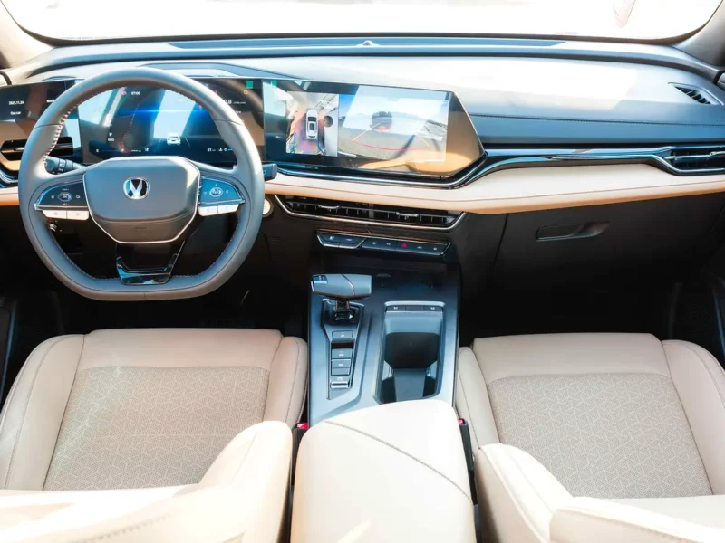 2026 Changan CS55 Plus Premium 4 Cylinders Engine White Tan SUV