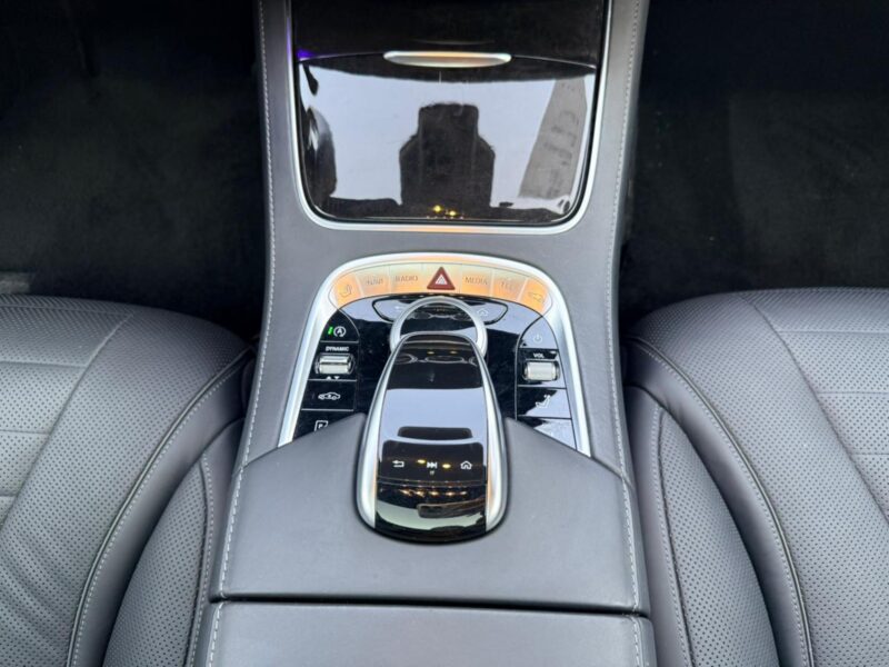 2018 Mercedes-Benz S400 3.0-liter turbocharged V6 Engine White Black