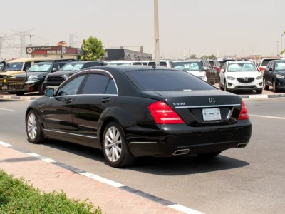 2012 Mercedes-Benz S-Class S 550 6 Cylinders Engine Petrol Black Sedan