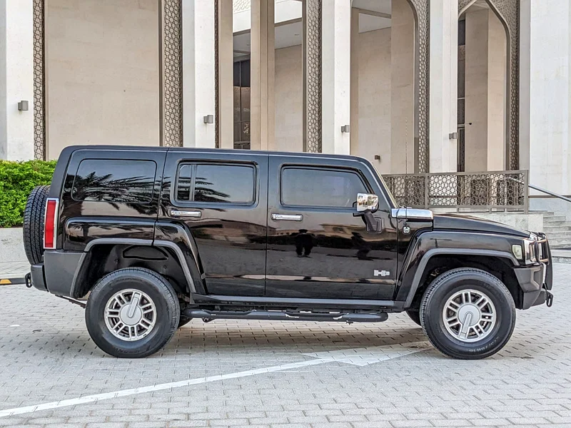 2008 Hummer H3 Other 5 Cylinder Engine Petrol Black Beige SUV GCC Specs