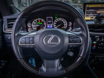 2021 Lexus LX-Series LX 570 Base 8 Cylinders Engine White Tan SUV GCC Specs