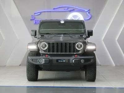 2024 Jeep Wrangler Rubicon 3.6 Liter 6 Cylinder Engine Grey Black SUV