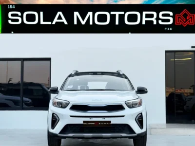 2025 Kia KX1 Other 4 Cylinders Engine White Black Hatchback