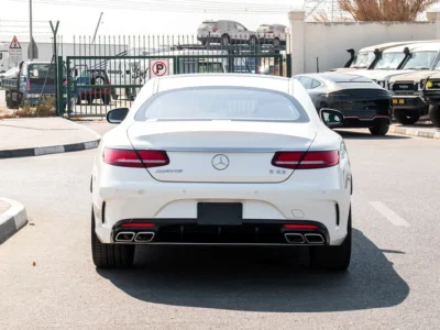 2018 Mercedes-Benz S-Class S 63 Coupe AMG Super Clean Car White Black