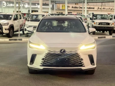 2025 Lexus RX350 RX350 2.4L Signature V4 GCC Specs White Maroon Sedan