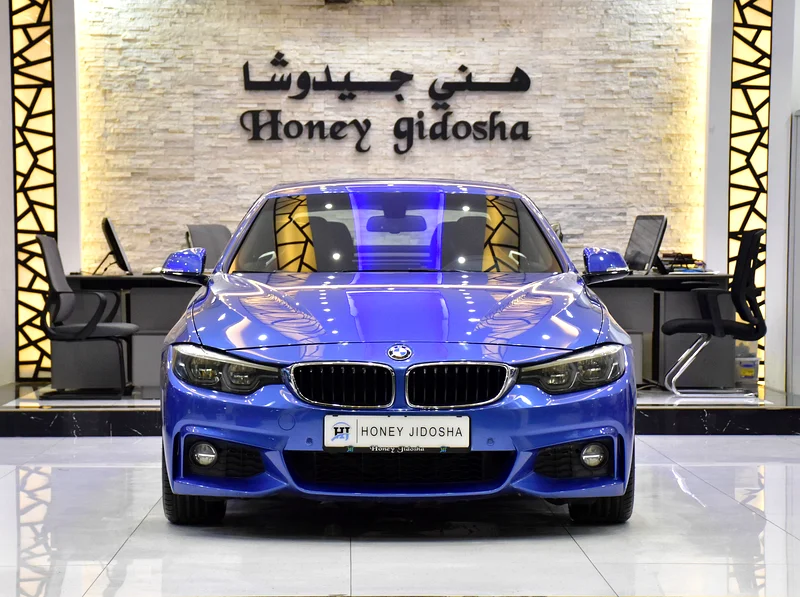 2019 BMW 4-Series 420i Convertible 4 Cylinder Engine Blue Red GCC Specs