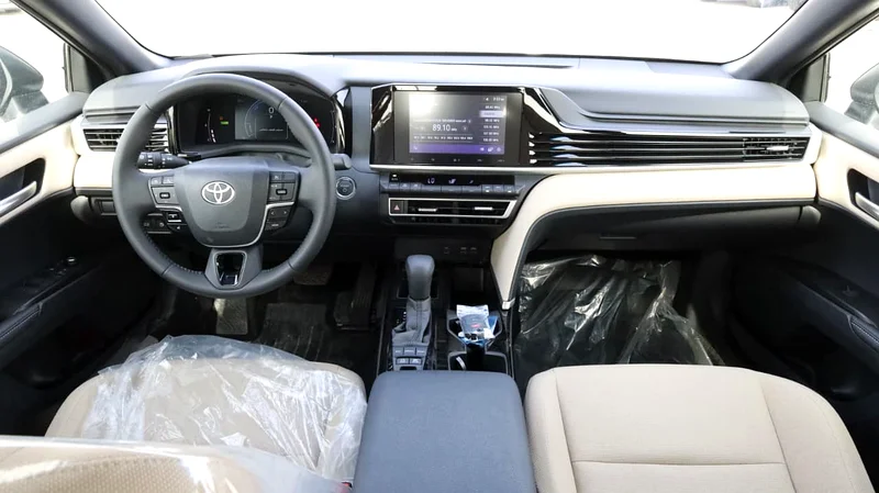 2025 Toyota Camry LE 4 Cylinders Engine Black Beige Sedan GCC Specs