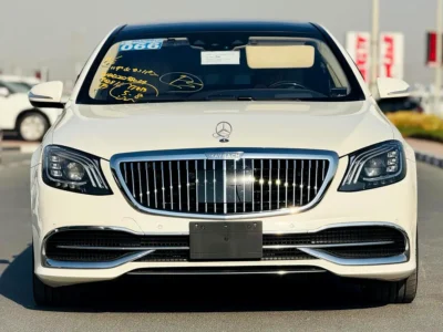 2018 Mercedes-Maybach S-Class S650 12 Cylinders Engine White Beige Sedan