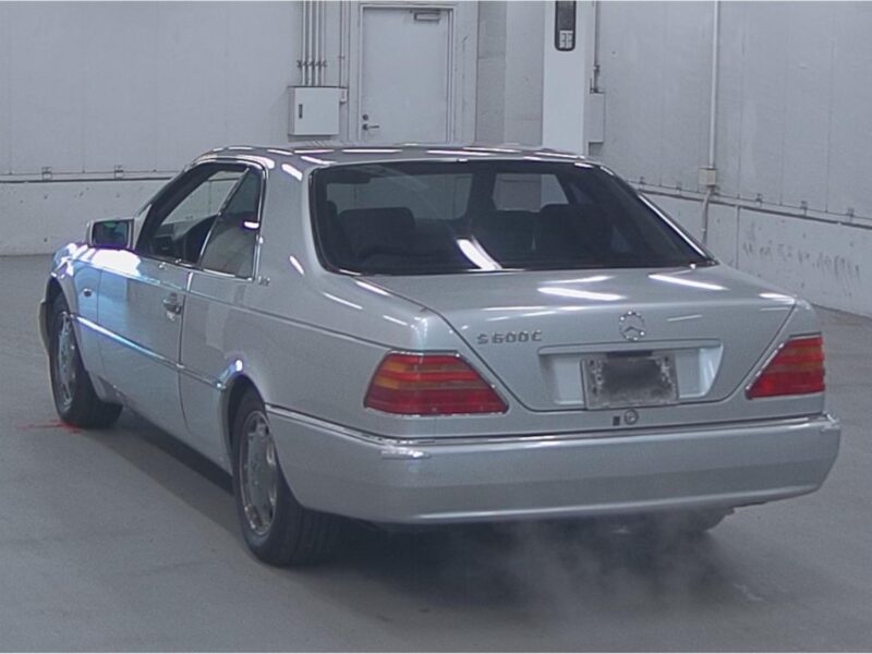 1994 Mercedes-Benz S500 5.0 Liters V8 Cylinder Engine Silver Black Sedan